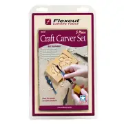 NEW! Flexcut Wood Carving 5 Piece Craft Carver Set ABS Handle SK106