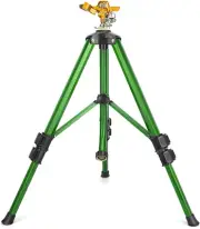 Aspersor De Impacto En Base De Tripode, Conector Rapido Y Adaptador De Produ...