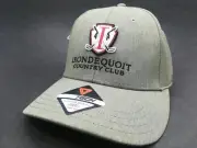 Gray Tan Adjustable Baseball Cap (TriTech Golf Hat) Irondequoit Country Club