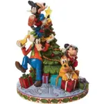 ENESCO 迪士尼 米奇家族聖誕樹 塑像 公仔 七夕 情人節 送禮 可愛 DISNEY 聖誕節