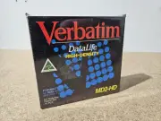 VERBATIM DATALIFE 5 1/4 FLOPPY DISCS, MD2-HD 5 1/4 INCH DISKETTES, SEALED BOX
