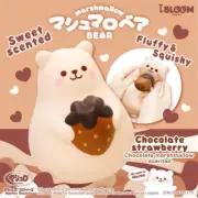 iBloom Squishy Marshmallow Bear Strawberry chocolate Chocolate marshmallow scent