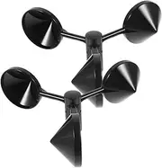 BCOATH 2 Pack Anemometer Housing Wind Tool 3-Cup Sensor Air Flowing Replacement Cup for Wind Measurement