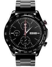 [HiFuture] Classic Stainless Steel Smart Watch in Black