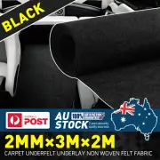 Heavy Duty Car Black Carpet Underfelt Carpet Underlay Felt for moulded (for: Porsche)
