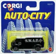 Corgi SWAT Dodge Custom Van Foreign Auto City Series - 93177 NRFP 1993 Black