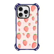iPhone 16 Pro Bounce Case MagSafe Compatible STRAWBERRIES IN SUMMER