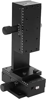 Gearwell Trimming Platform, XZ Axis Manual Sliding Stage with Dovetail and Fine Tune Gear, Adjustable Positioning Table, 40x90mm Precision Adjustment Platform