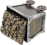 ibasenice 's Car Shaped Jewelry Treasure Box Versatile Toy Storage Trolley for Living Room Plastic Mini Storage Chest