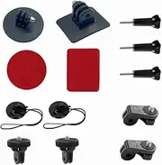 WELYOK Adhesive Mounts Helmet Adhesive Sticky Flat Mounts Curved Mount Compatible with GoPro Hero 12 11 10 Max 9 8 7 6 5 Session Osmo Most Insta360 Action