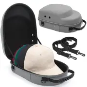 Hat Travel Case - Hard Hat Case for Baseball Caps Hat Carrier Case Rack for T...