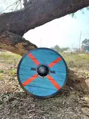 24'' Medieval Wooden Viking Authentic Battle Warrior Norse Mythology Shield