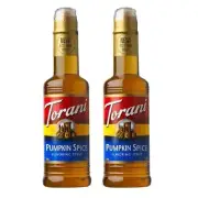 Torani Syrup PUMPKIN SPICE 12.Oz Coffee Flavor Plastic Bottle (2 Pack) MAY 2025