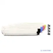 10x Eurotone Eco Toner Of for OKI C-9650-HDTN C-9800-HDTN C-9650-DN