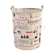 Lrage Waterproof Folding Laundry Basket Clothes Storage Barrel Standing Kids Toys Storage Bucket Laundry Organizer Home Storage