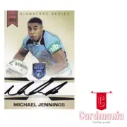 NRL - 2013 Rugby Trading Card Collection Signature Set ~ Michael Jennings #/167