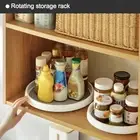 Spice Rack Spice Organizer Round Shelf Condiment Storage Racks Kitchen