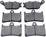 Front Rear Brake Pads Disc for Yamaha YZFR6 YZF600 2003-2015 MT-07 MT-09 MT07 MT09 2014 2015 2016 MT 07 09(Front and Rear)