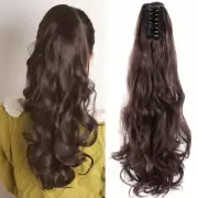 Womens Large Wavy Hair Ponytail Wig with High Grip C2 New Style Ponytail A0U3