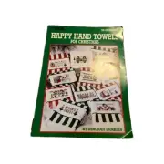 Leisure Arts “Happy Hand Towels For Christmas” Cross Stitch Chart #3031 Lambein