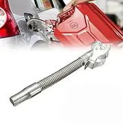 Stainless Steel Car Fuel Pipe, Stainless Steel American Car Fuel Pipe, Stainless Steel Tubing Guide for Oil Drum, Oil Pail Pour Outlet Nozzle (1pc)