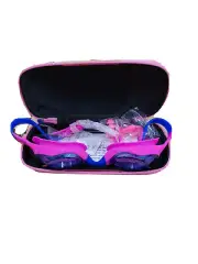 Swimming Goggles for KidsKids Goggles for Swimming with Fun Car Hard Case for Ki