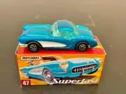 Matchbox Superfast 1957 Corvette #47 from Collector Tin, Super Detailed 1/64