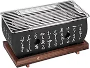 Charcoal Table Grill, Small Japanese Barbecue, Portable Camping Grill, Picnic Grill, Mini Charcoal Grills for Outdoor Balcony Terrace Camping