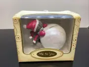 Me To You Bear Money Box Collectable Figurine Ornament Winter Snowball Boxed NEW
