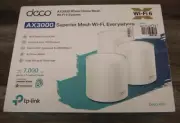 NEW TP-Link - Deco AX3000 (3-pack) Dual-Band Whole Home Mesh Wi-Fi 6 System