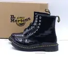 Size 6 / UK 4 Women's Dr. Martens 1460 Boots 26262001 Patent Leather Crocodile
