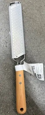 NEW VARDAGEN 13" Zester Cheese Grater beech Handle Stainless 705.814.77 70581477