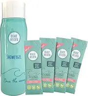 Blaue Helden Rose & Peach Shower Gel Starter Set + 4x Refill Powder
