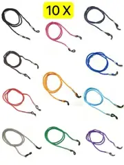 S1) 10 X Sunglasses Reading Glasses Strings/Neck Safety Straps/Slim Cords/Chains