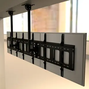 加厚通用液晶電視機吊架廣告機燈箱天花板吸頂可伸縮旋轉吊頂支架
