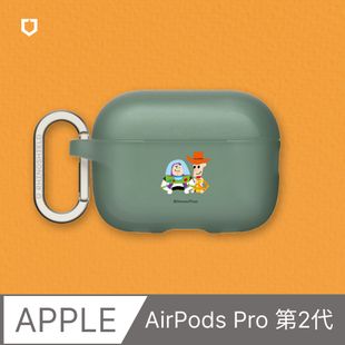 【犀牛盾】AirPods Pro 2 防摔保護殼｜玩具總動員系列-巴斯光年與胡迪(多色可選)