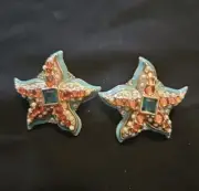 Brand New Clip On KENNETH LANE KJL for AVON STARFISH EARRINGS