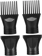 WRITWAA Professional Hair Dryer Nozzle Comb 4pcs Set Hair Dryer Diffuser Brush