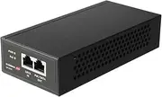 EDIMAX Pro Gigabit PoE++ 90W Injector Adapter, Adds Power to PoE Powered Device (PD) Device for up to 100 Meters (328ft), Supports 802.3af 802.3at 802.3bt, GP-103IT, Black