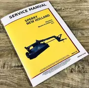 New Holland 411 Discbine Mower Conditioner Service Manual Repair Shop Technical