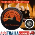Magnetic Stove Thermometer Temperature Gauge For Flue Pipe Log Wood Burner Heat