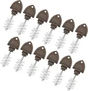 Cosmos 12 Pcs Beer Tap Plugs with Brush Draft Faucet Tap Cleaning Brush to Keep Beer Faucet Clean Keg Spout Plugs Bristles for Bar Beer Kegerators