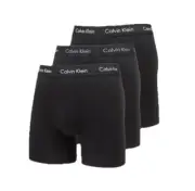 NWT Calvin Klein. * Men' 3 Pack. Cotton Stretch Boxer Brief. Black. MSRP $47.50