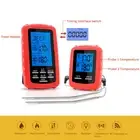 2PCS Wireless Meat Thermometer Food Barbecue Thermometer BBQ Grill Smoker 1
