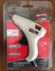 ARROW MT300 Mini Trigger Glue Gun + 24 4" Mini Glue Stiks, all brand new