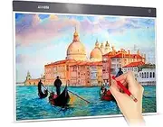 A2 Large Ultra-Thin Light Pad Box Painting Tracing Panel Copyboard Stepl Adjustable Brightn USB Powered for Cartoon Tracing Pencil Drawing Multicolor One Size