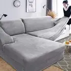 3 Types Plush Sofa Cover Living Room Elastic Slipcover Longue Sofa Cover Stretch