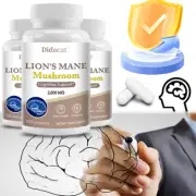 Lion's Mane Mushroom Powder Lions Mane 2000mg Strength Extract