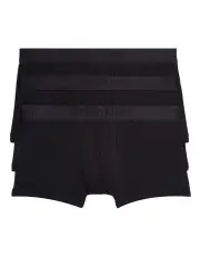[Calvin Klein] Low Rise Trunks 3 Pack in Black
