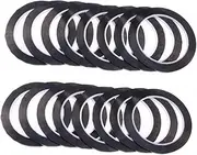 Angoily Self-Adhesive Border Tapes 16pcs Black Whiteboard Marking Tape for Grid Lines Crafting and Art Projects